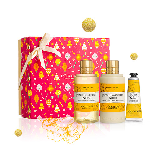 Coffret Bain Jasmin Immortelle Néroli 