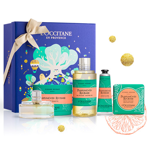 Coffret Parfum Pamplemousse Rhubarbe 