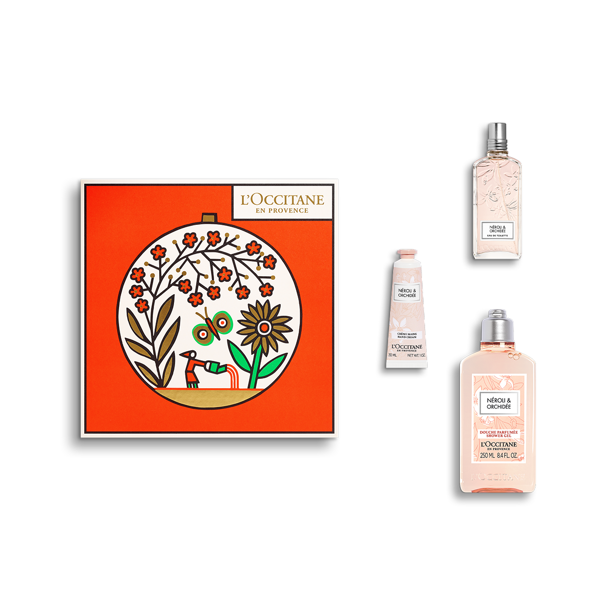 Coffret Parfum Néroli et Orchidée