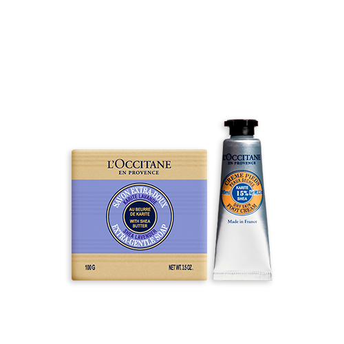 Vista 2 L'OCCITANE Sabonete Karité Lavanda 100g + Creme de Pés Karité 10ml L'OCCITANE en Provence L'OCCITANE en Provence