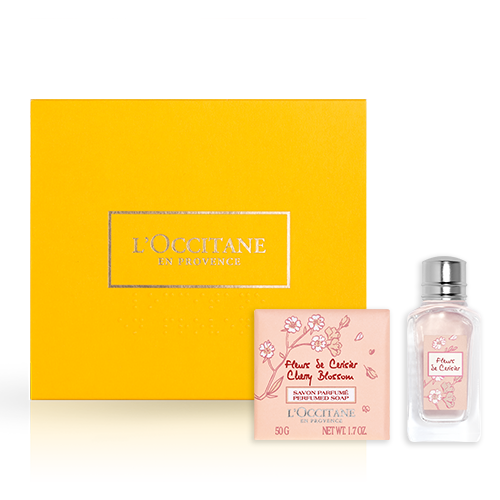 Vista 2 L'OCCITANE Presente Perfumado Flor de Cerejeira L'OCCITANE en Provence L'OCCITANE en Provence