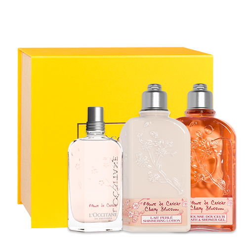 Vista 2 L'OCCITANE Presente Encantador Flor de Cerejeira L'OCCITANE en Provence L'OCCITANE en Provence