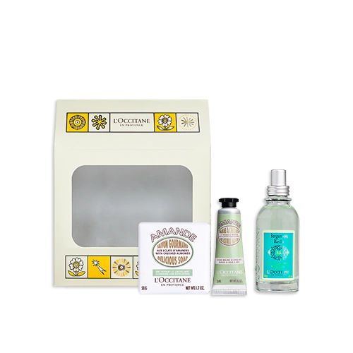 Vista 2 L'OCCITANE Presente Corporal Amêndoa com Colônia L'OCCITANE en Provence L'OCCITANE en Provence