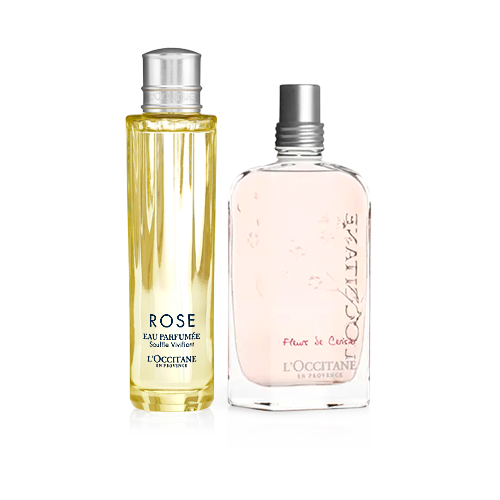 Vista 2 L'OCCITANE Rotina Duo Água de Colônia Vivacidade e Flor de Cerejeira L'OCCITANE en Provence L'OCCITANE en Provence