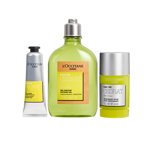 Vista 2 L'OCCITANE Rotina Banho e Barba Eau De Cedrat L'OCCITANE en Provence L'OCCITANE en Provence