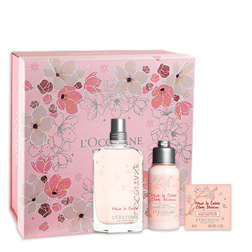 Vista 2 L'OCCITANE Presente Banho e Colônia Flor de Cerejeira L'OCCITANE en Provence L'OCCITANE en Provence