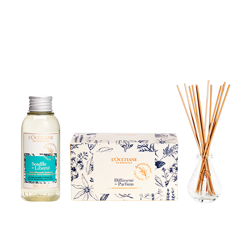 Vista 2 L'OCCITANE Presente Sopro de Liberdade - Difusor e Refil Difusor para ambiente L'OCCITANE en Provence L'OCCITANE en Provence