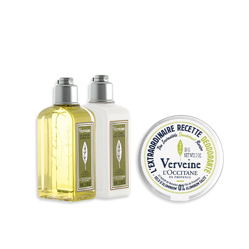 Vista 2 L'OCCITANE Rotina Trio Cuidados com Verbena L'OCCITANE en Provence L'OCCITANE en Provence