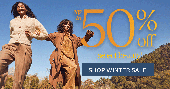 UP TO 50% OFF SELECT BEAUTY¹ | SHOP BOXING DAY SALE