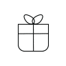 Icone emballage cadeau