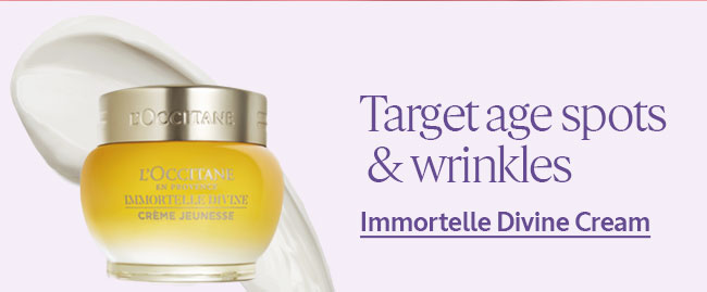 IMMORTELLE DIVINE CREAM | TARGET AGE SPOTS & WRINKLES
