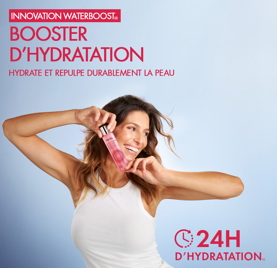 Booster d'hydratation : Eau Extraordinaire Source de Roses